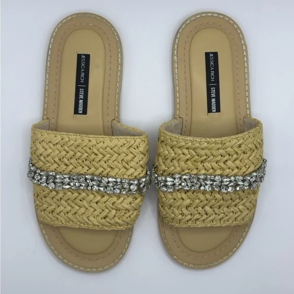 NWOT- Jessica Rich | Steve Madden Slides- Size 7.5 - Picture 1 of 1